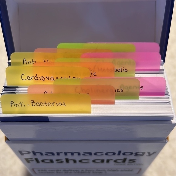 ⭐️ Pharmacology Flashcards 3rd Edition Lange Baron Lee McGraw Hill - Picture 5 of 6